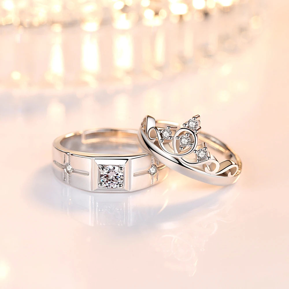 King And Queen Bond Rings