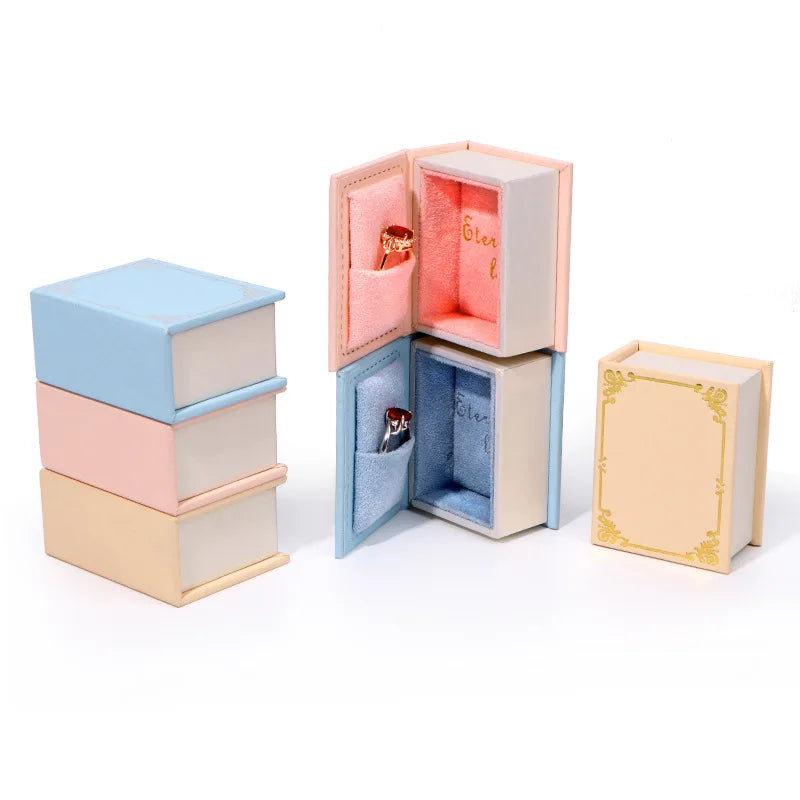 Mini Book Ring Jewelry Box