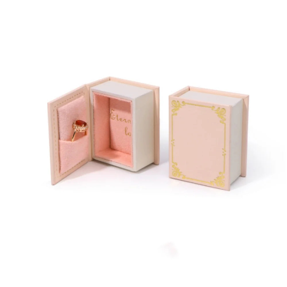 Mini Book Ring Jewelry Box