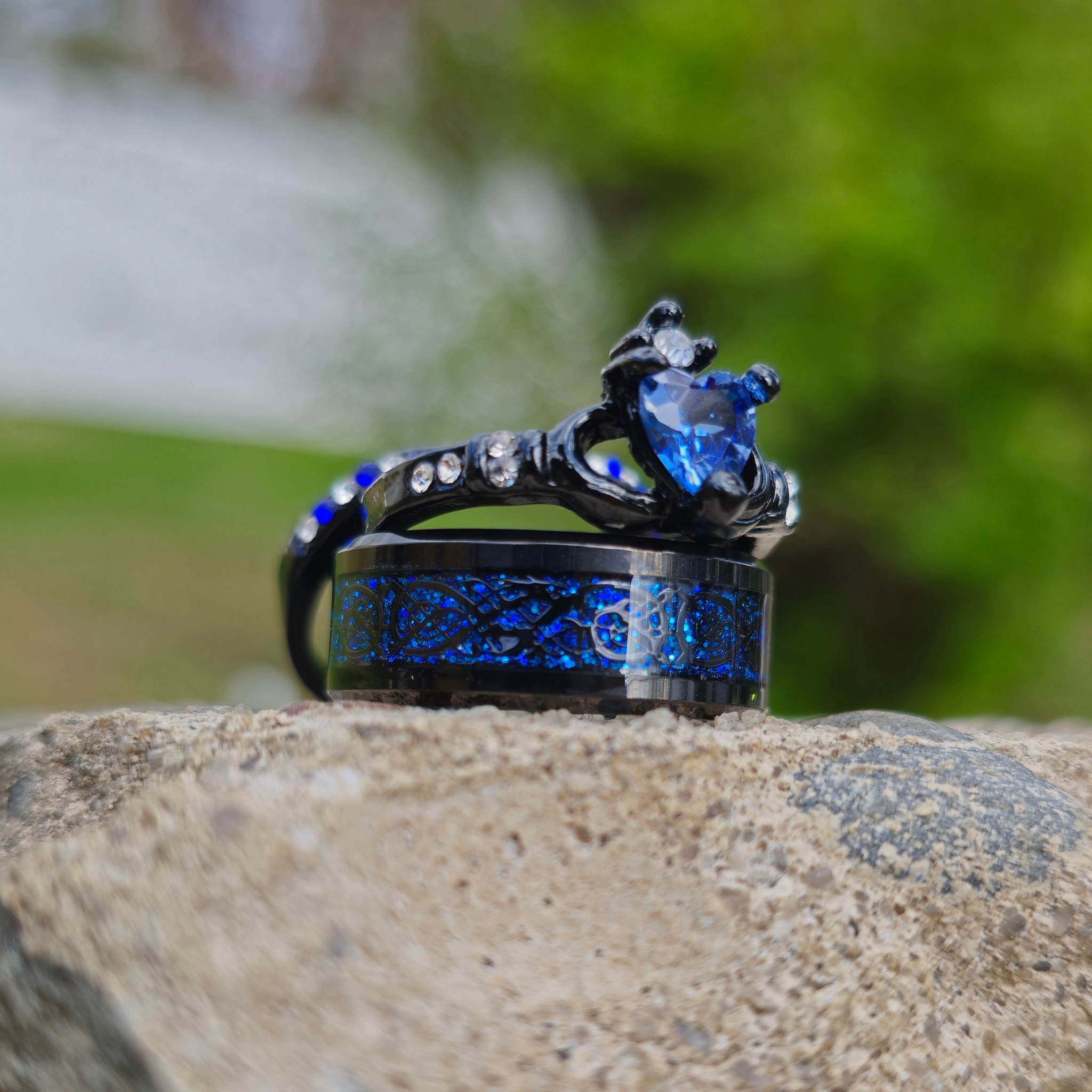 Bluefire Eternity Bond Ring