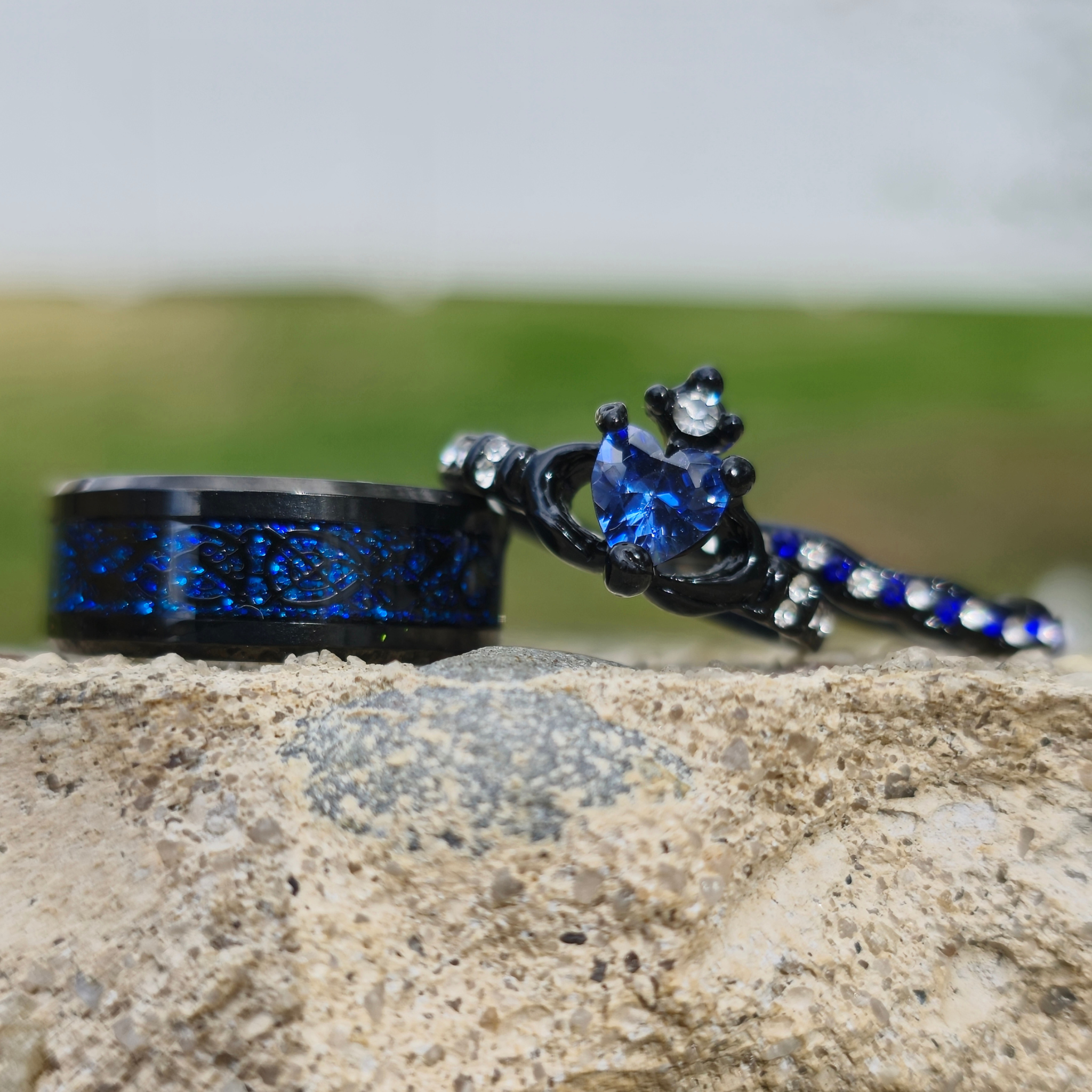 Bluefire Eternity Bond Ring