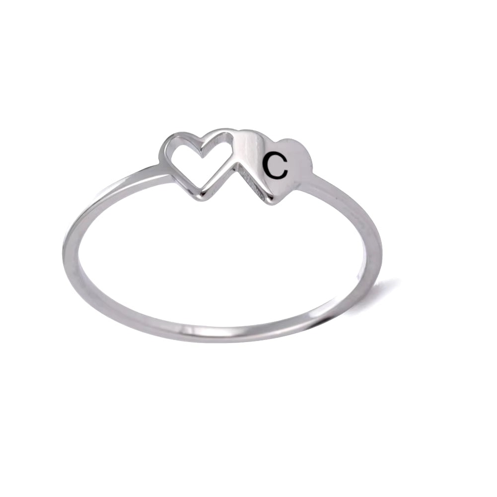 Forever Hearts Couples Ring