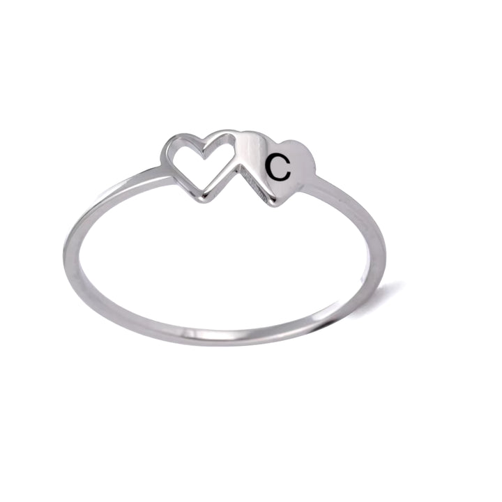 Forever Hearts Couples Ring
