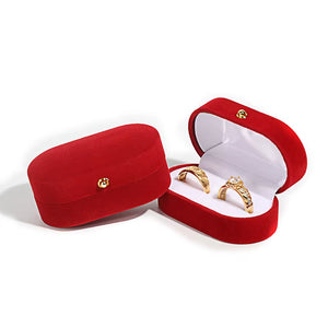 Velvet Duo Ring Case