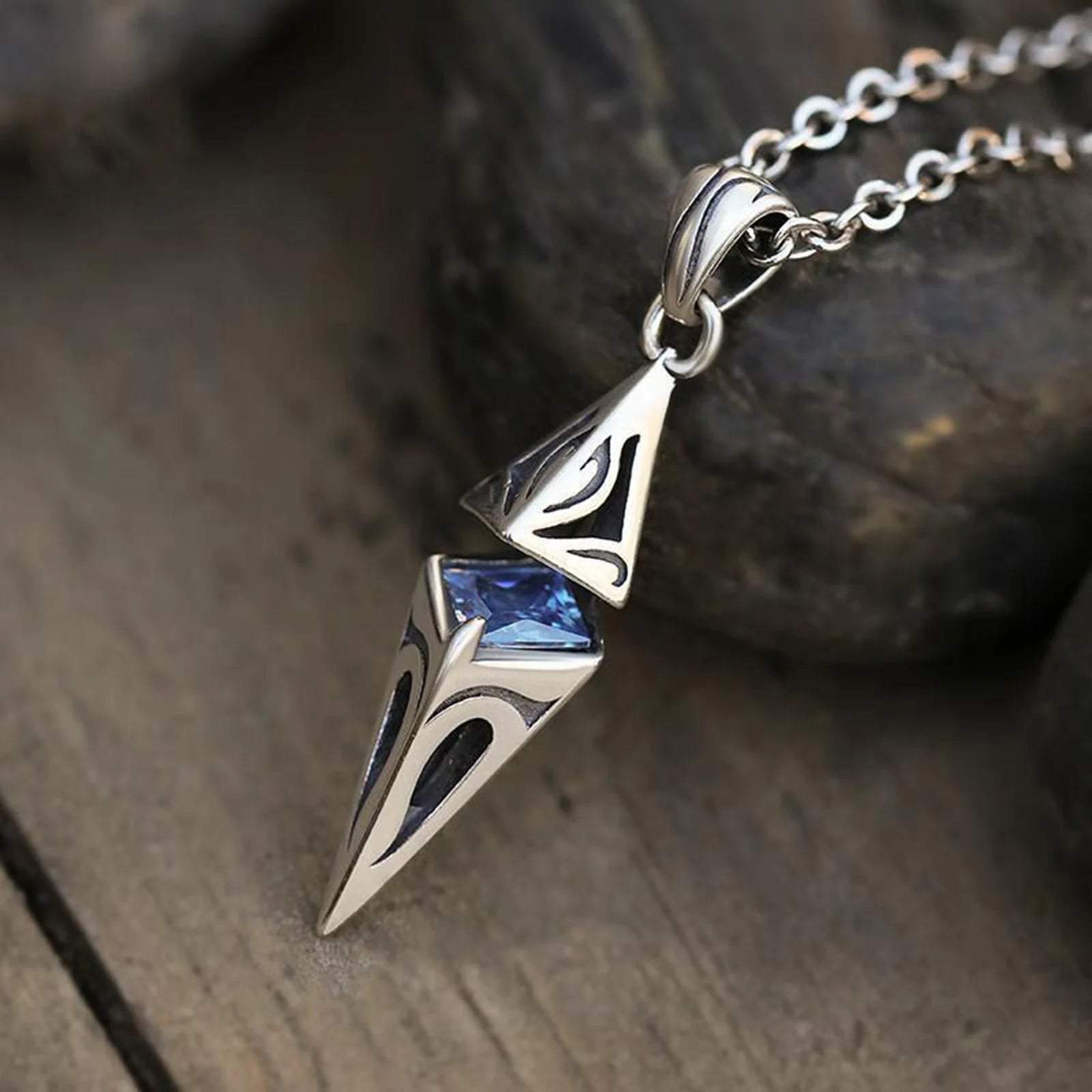 Cerulean Geo Pendant