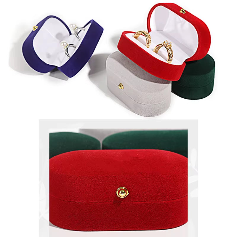 Velvet Duo Ring Case