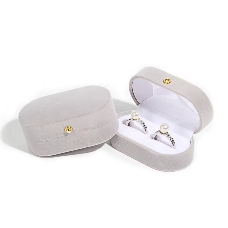 Velvet Duo Ring Case