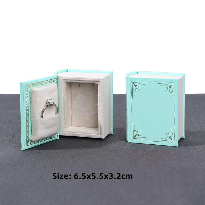 Mini Book Ring Jewelry Box