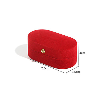 Velvet Duo Ring Case