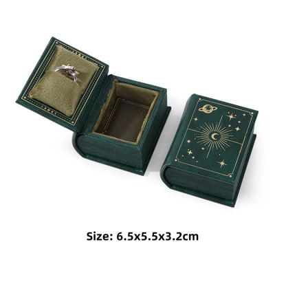 Mini Book Ring Jewelry Box