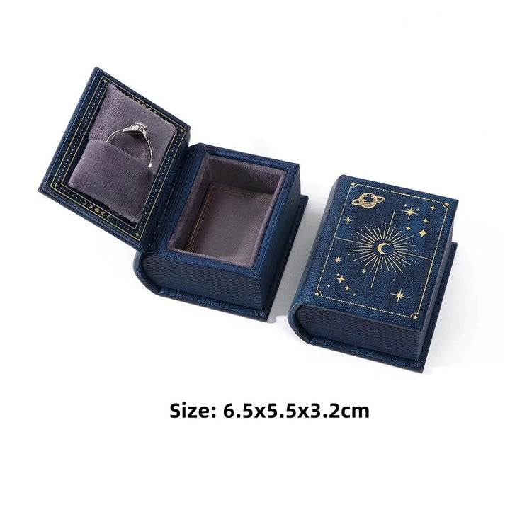 Mini Book Ring Jewelry Box