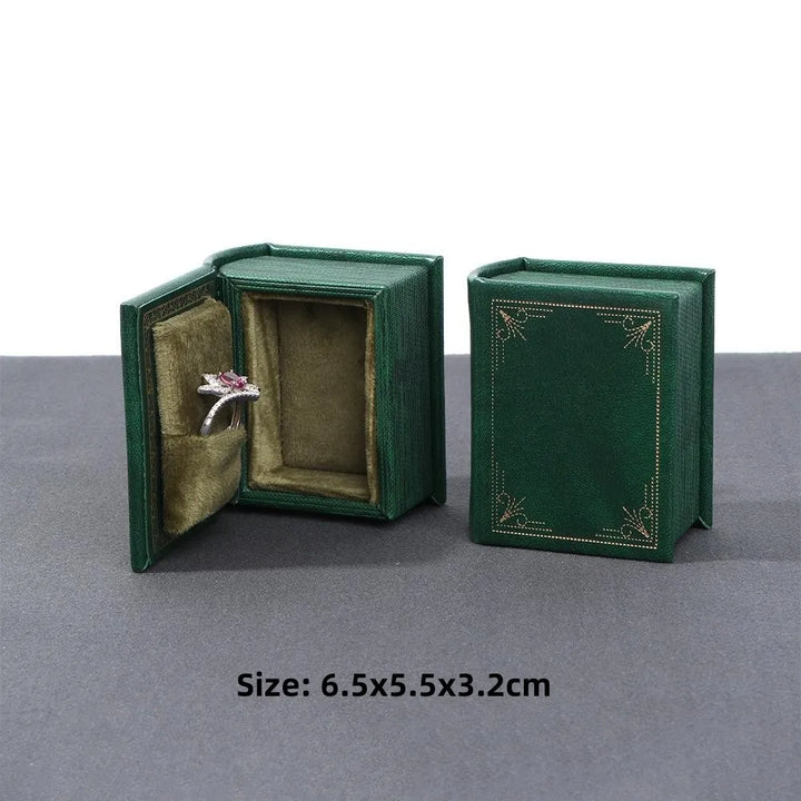 Mini Book Ring Jewelry Box