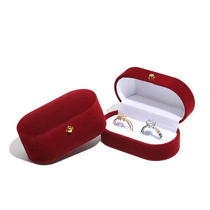 Velvet Duo Ring Case