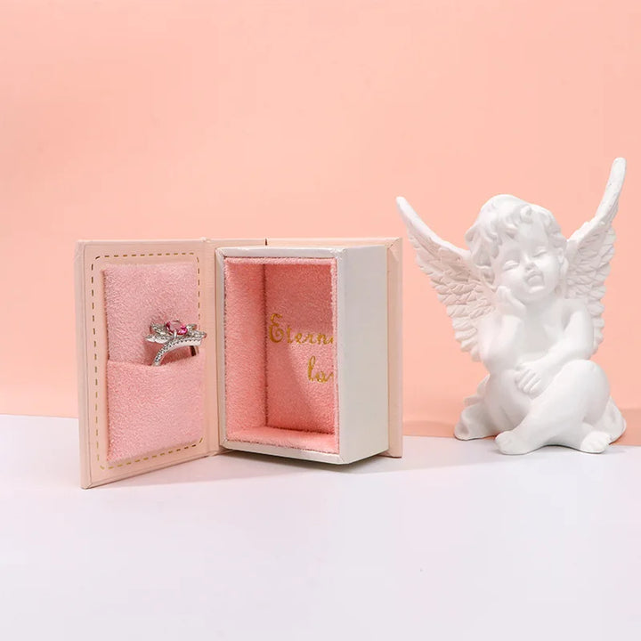 Mini Book Ring Jewelry Box