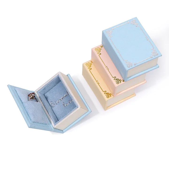 Mini Book Ring Jewelry Box