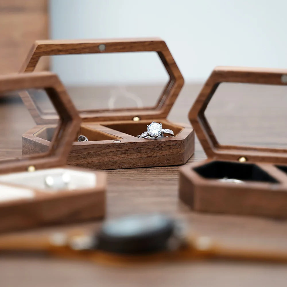 Rustic Bond Ring Case