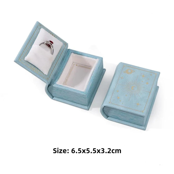 Mini Book Ring Jewelry Box