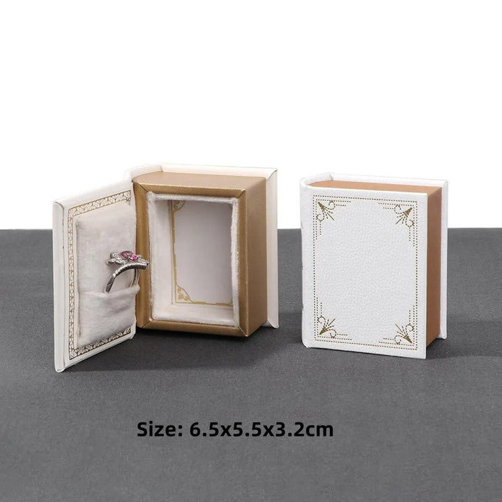 Mini Book Ring Jewelry Box