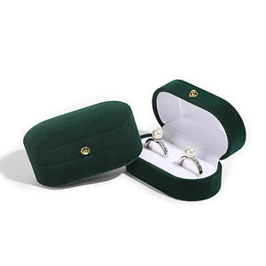 Velvet Duo Ring Case