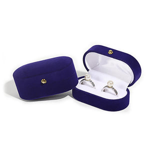 Velvet Duo Ring Case