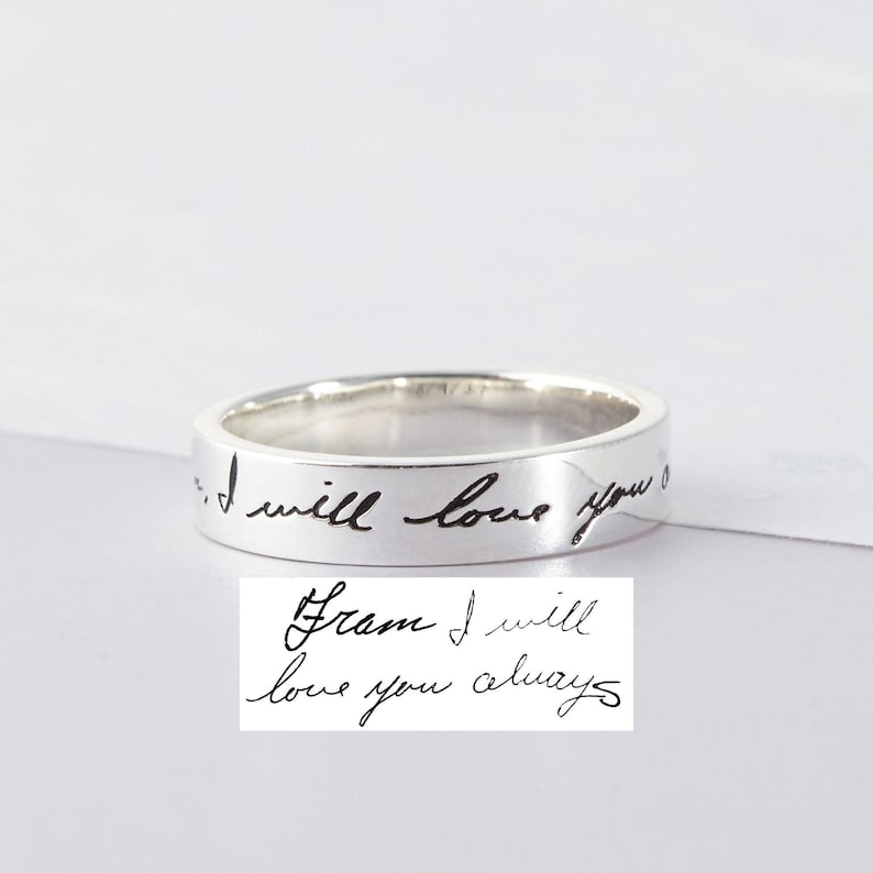 Handwritten Bond Ring