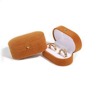 Velvet Duo Ring Case