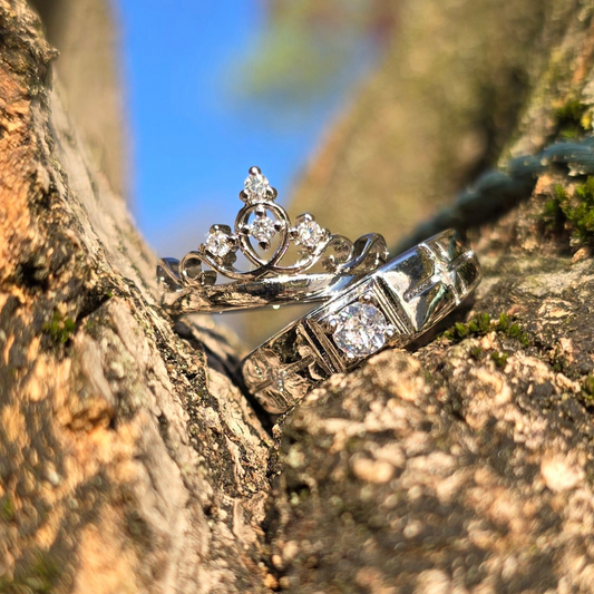 King And Queen Bond Rings
