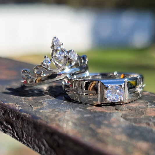 King And Queen Bond Rings